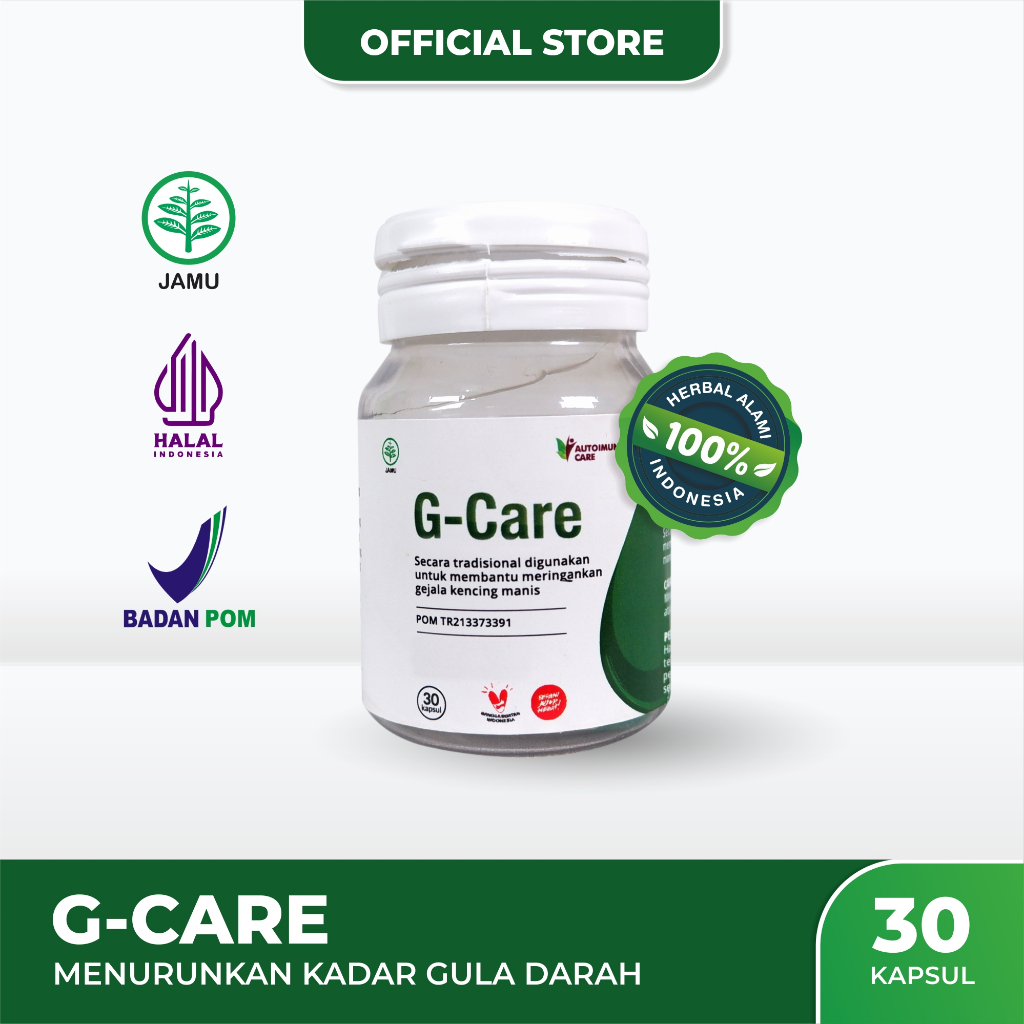 Jual G Care Gcare G Care Obat Herbal Diabetes Melitus Kencing Manis