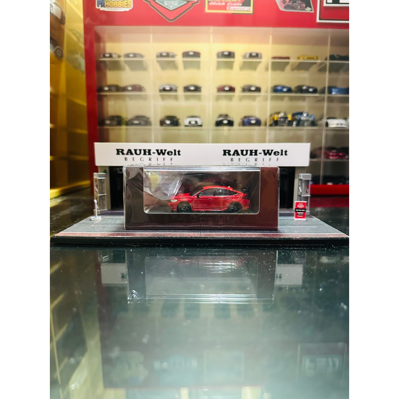 Motorhelix Honda Civic Type R (FL5) Rallye Red – Échelle 1/18 Avec Moteur – Réf M85304