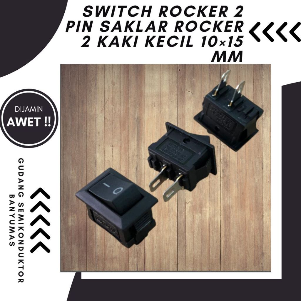 Jual switch rocker 2 pin saklar rocker 2 kaki kecil | Shopee Indonesia