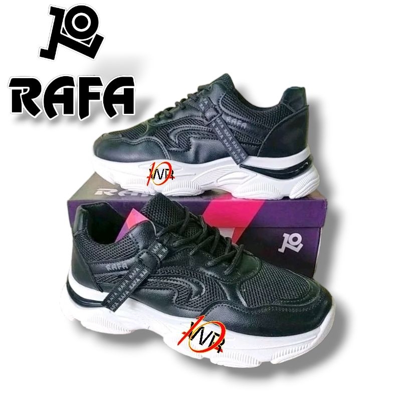 Jual SEPATU SEKOLAH RAFA HITAM PUTIH 37-40 ORIGINAL REAL PICT | Shopee ...