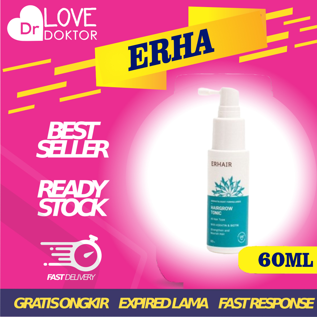 Jual Erha Erhair Hairgrow Tonic Hair Grow Tonik Pertumbuhan Kekuatan