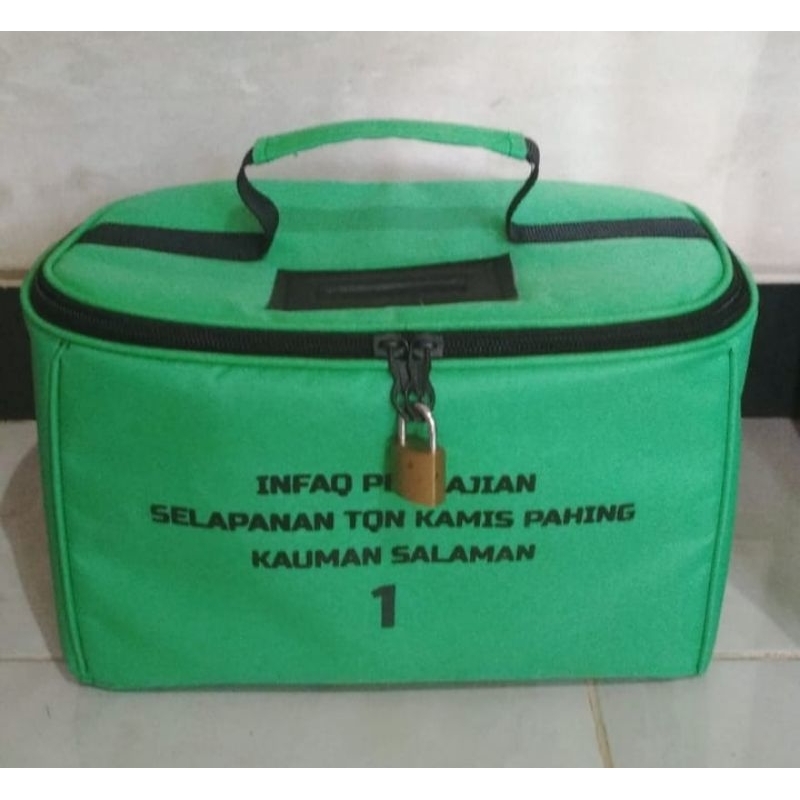 Jual (NEW) Bag/tas jinjing kotak amal keliling/kotak infaq keliling ...