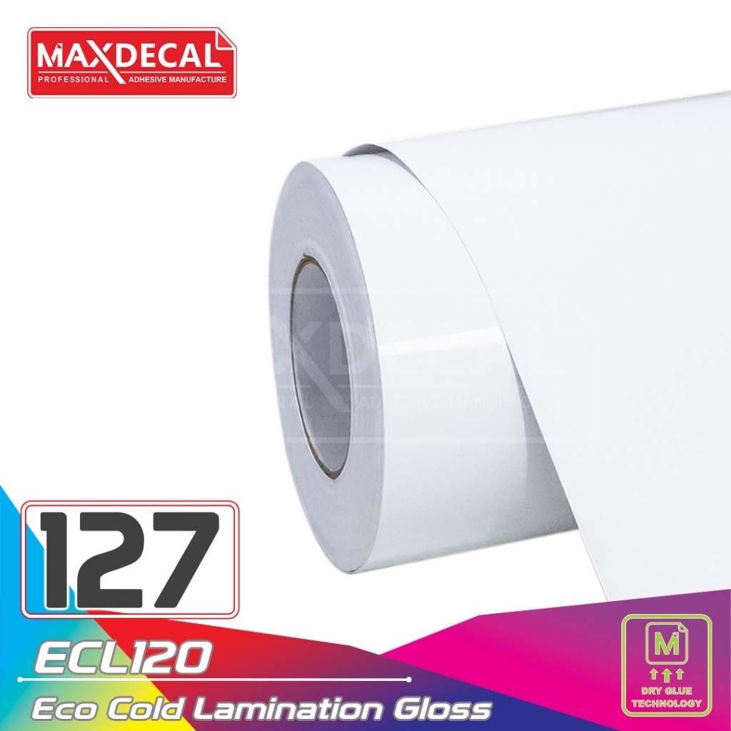 Jual ECL120-127 Roll Laminasi Dingin 120gsm Eco Cold Lamination Film ...
