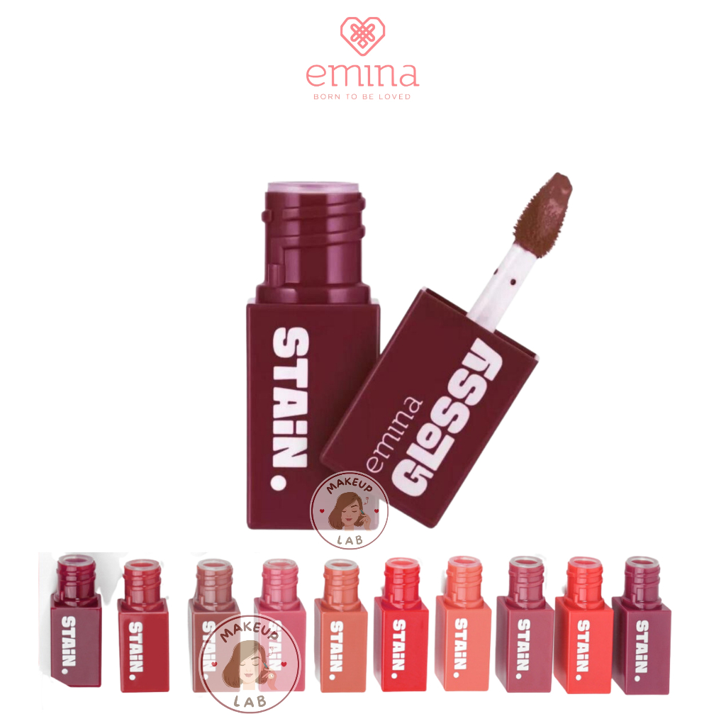 Jual EMINA Glossy Stain Lip Tint Gloss 3gr BPOM Shopee Indonesia