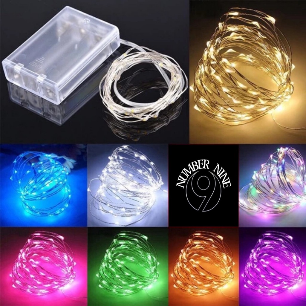 Jual Lampu Hias LED Tumblr Kawat 10 Meter 100 LED / Lampu Hias LED