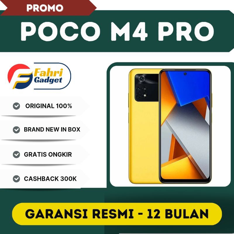Smartphone Xiaomi Poco M4 Pro Occasion - 8 Go RAM, 256 Go, écran 6.44", Jaune (Ref #CarB2-613)