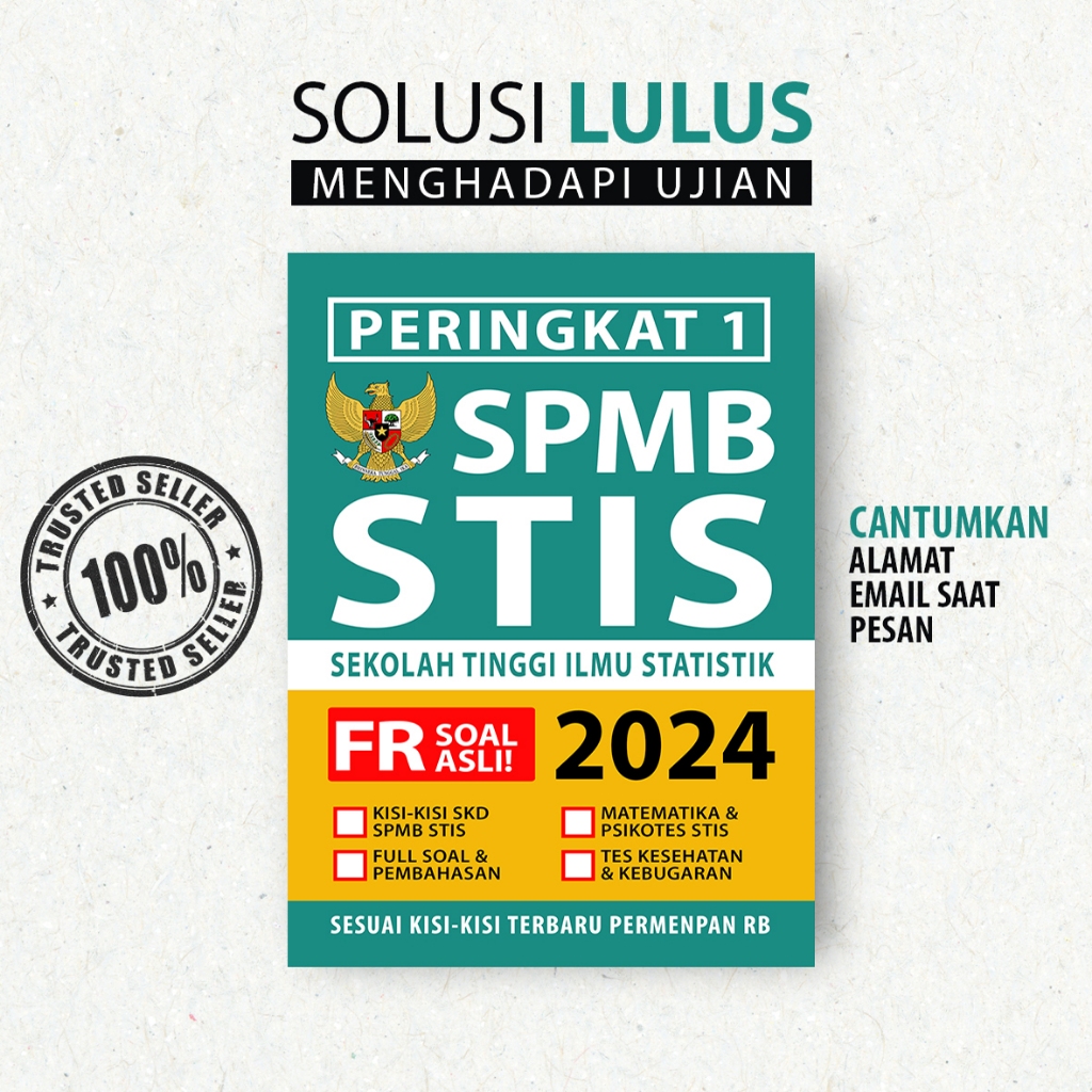 Jual SPMB STIS 2024 - SOAL DAN PEMBAHASAN | Shopee Indonesia