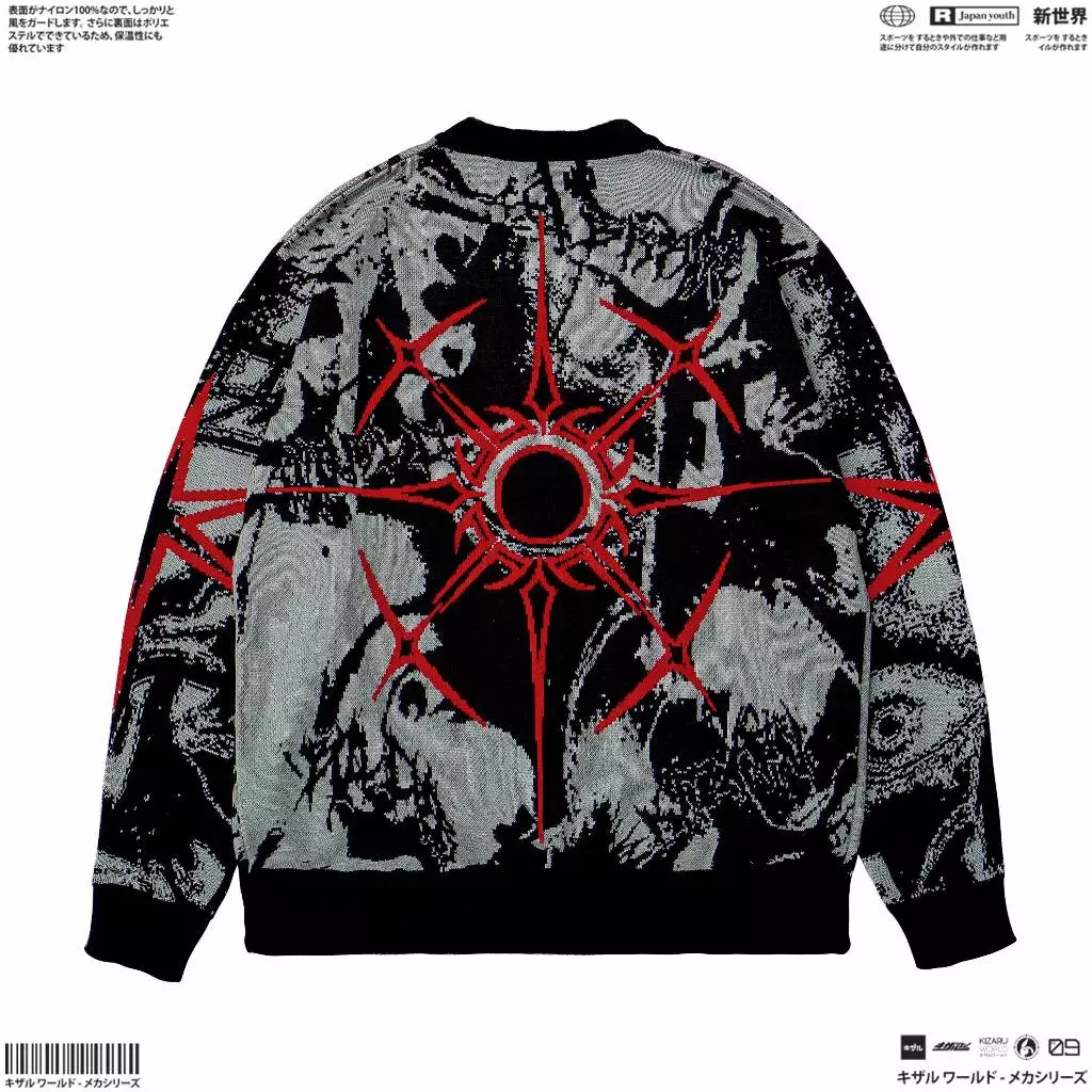Cardigan Knitwear Dystopia dan Fashion Stylish untuk Penampilan Modis