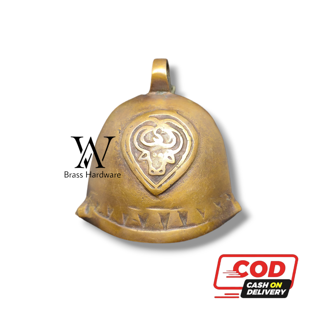 Jual Bel Rumah Kuningan Bel Pintu Antik Lonceng Sapi Brass Doorbell ...