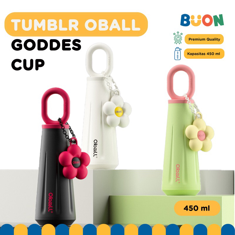 Jual OBALL GODDES TUMBLR / Tumbler Vacuum Insulated Bottle 450ml Tahan ...