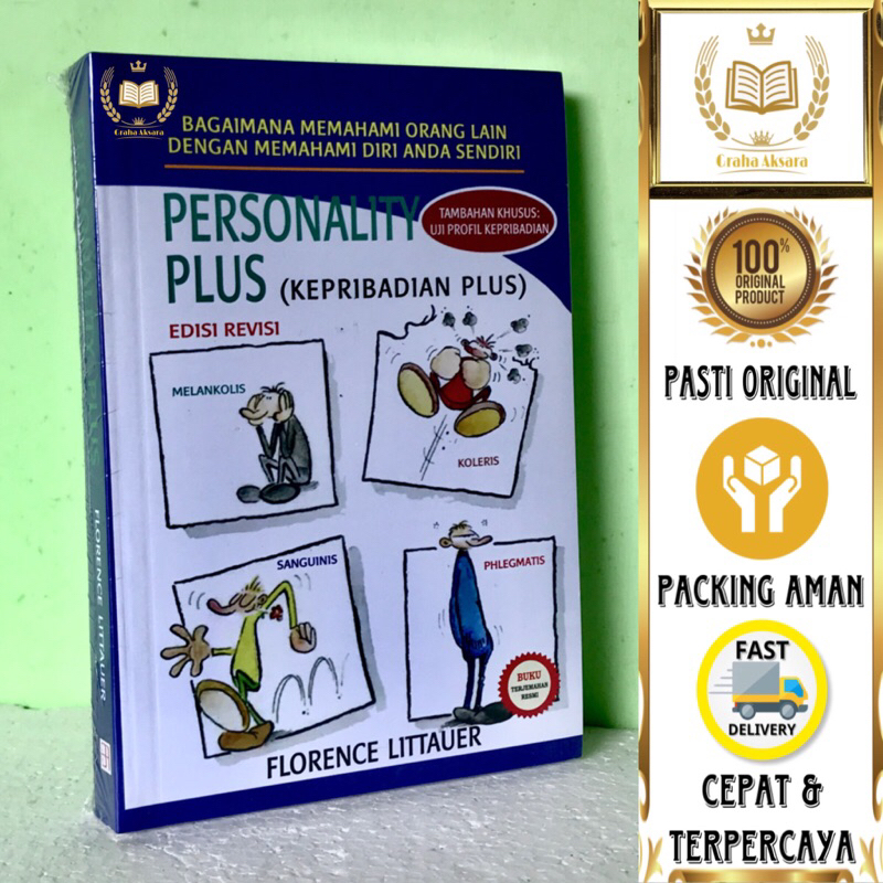 Jual Buku Personality Plus - Bagaimana Memahami Orang Lain Dengan ...