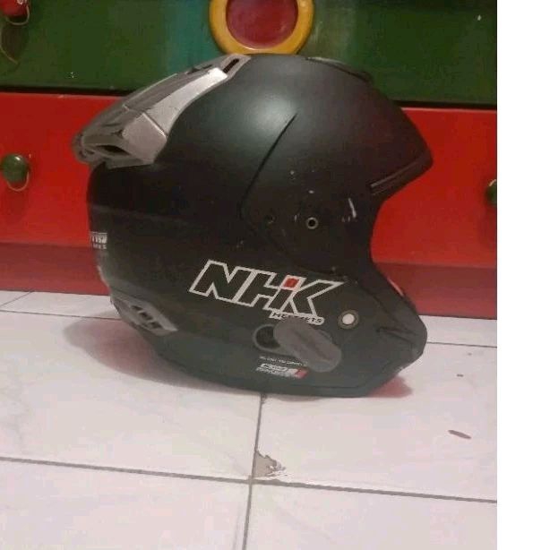 Jual helm NHK predator Half Face (bekas) Shopee Indonesia