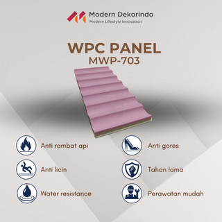 Jual WPC Panel Pink MWP 703 Panjang 3m | Modern Dekorindo | Shopee ...