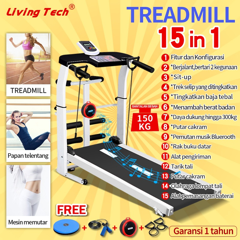 Jual LiVing Treadmill Manual / SP79 Treadmill Manual Multifungsi / Alat
