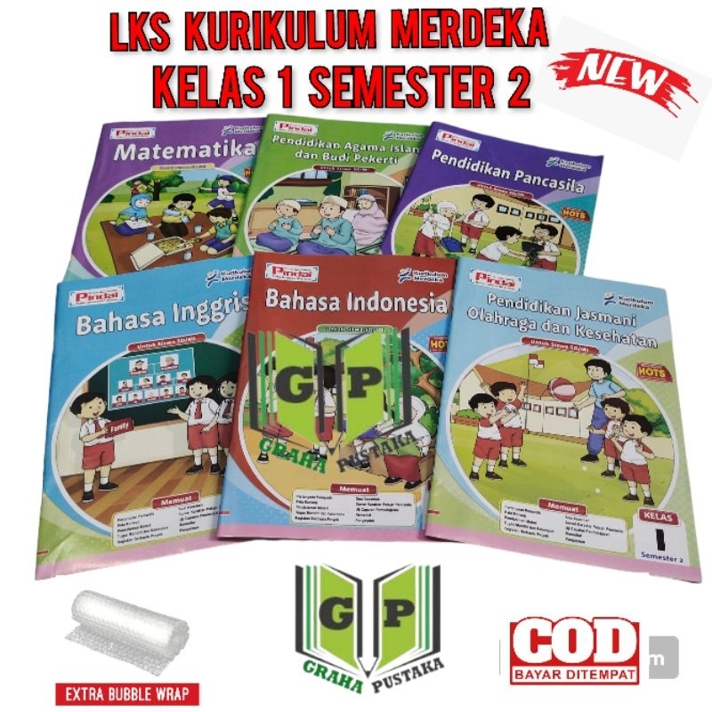 Jual LKS Kelas 1 SD Kurikulum Merdeka Semester 1 & 2 | Shopee Indonesia