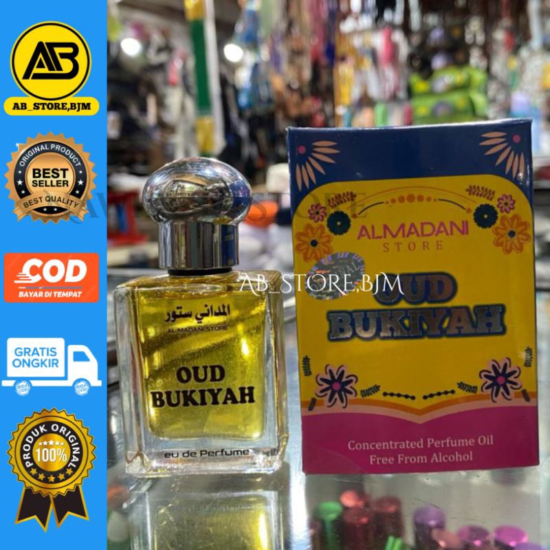 Jual Parfum OUD BUKIYAH by Al Madani isi 15ml | Shopee Indonesia