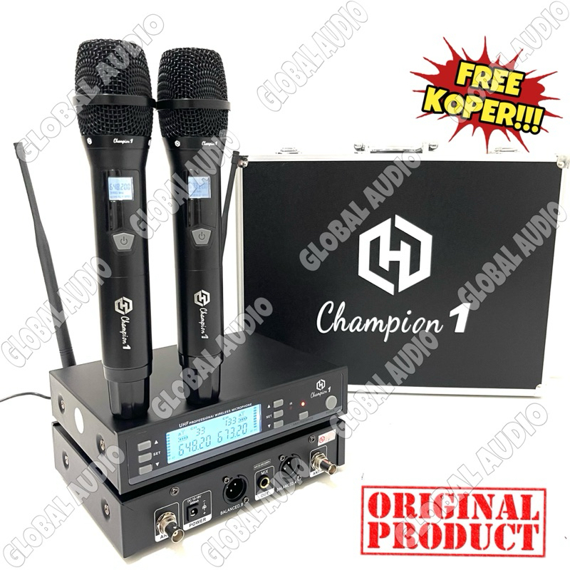 Jual Mic Wireless Hardwell Champion 1 Original Free Koper 2bh