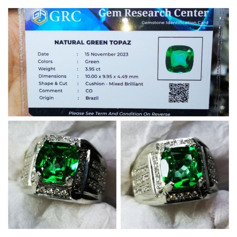 Jual Natural Green Topaz High Quality | Shopee Indonesia