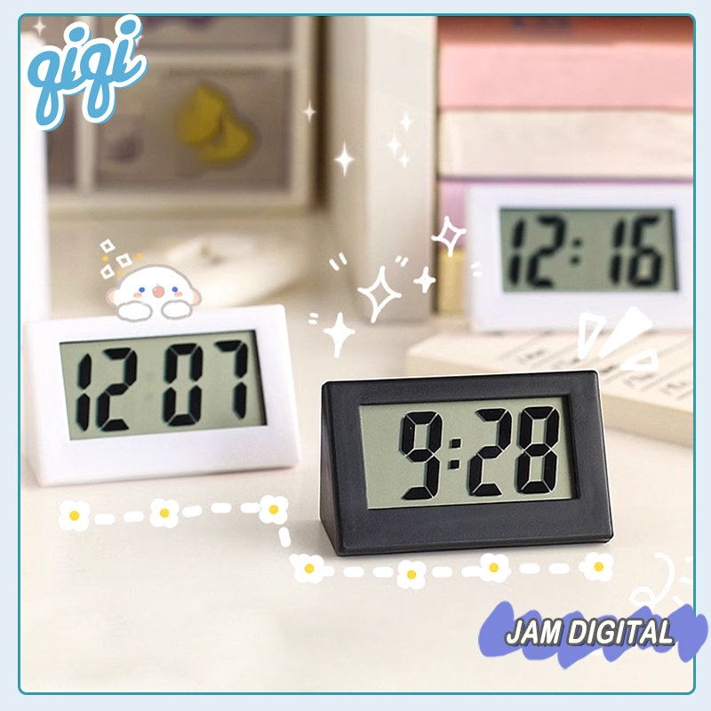Jual Jam alarm/Simple Mini Lcd Digital Table Dashboard Desk Electronic ...