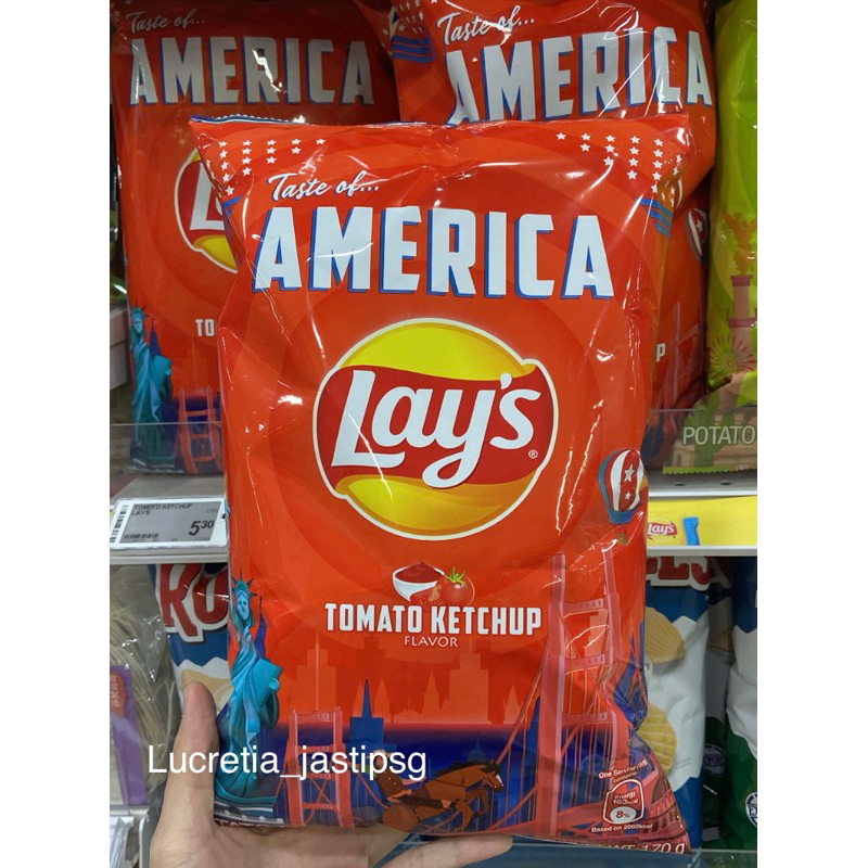 Jual Lays America Tomato Ketchup Flavor | Shopee Indonesia