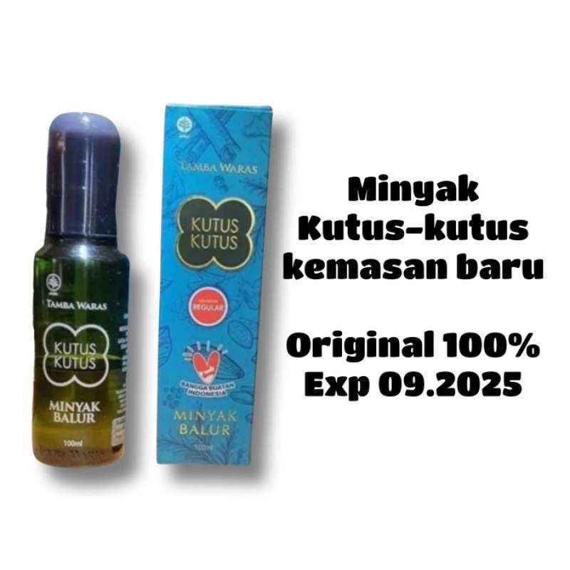 Jual Minyak Kutus Kutus Herbal Organic 100ml Kemasan Baru Shopee