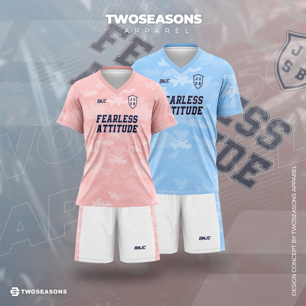 Baju Kaos T-shirt Jersey Badminton Bulutangkis Couple Pasangan Biru Pink  Custom Full Print