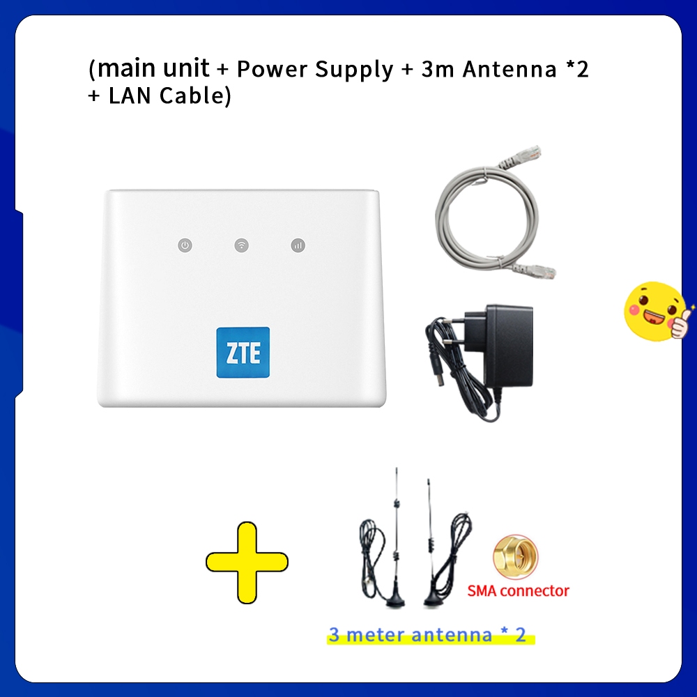 Jual MF293N SIM Router WiFi 4G Router 300 Mbps Support all networks ...