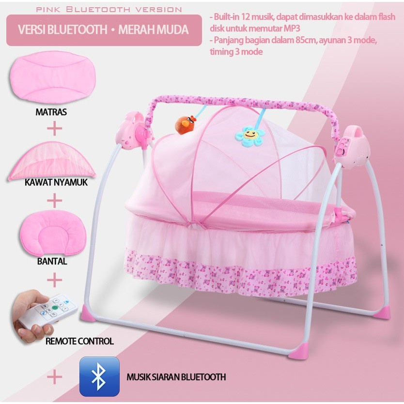 Jual Ayunan Bayi Elektrik Otomatis Kendali Jarak Jauh Start Deluxe ...