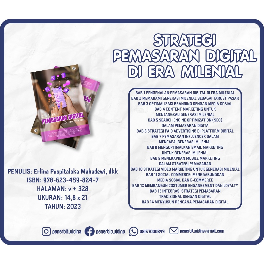 Jual STRATEGI PEMASARAN DIGITAL DI ERA MILENIAL | Shopee Indonesia