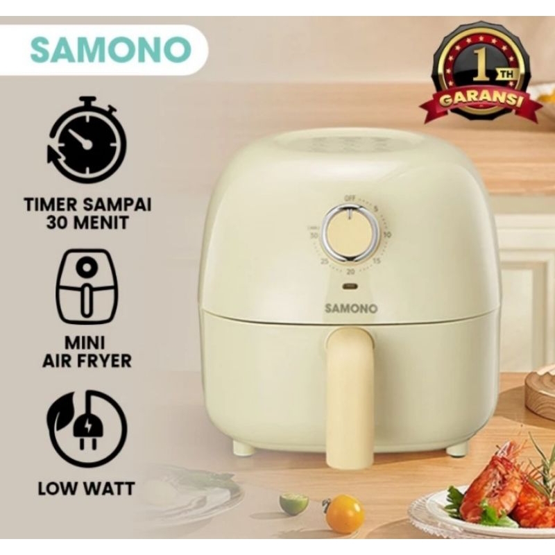 Jual Samono Mini AirFryer 2.4L Low Watt SW-AFG24 | Shopee Indonesia