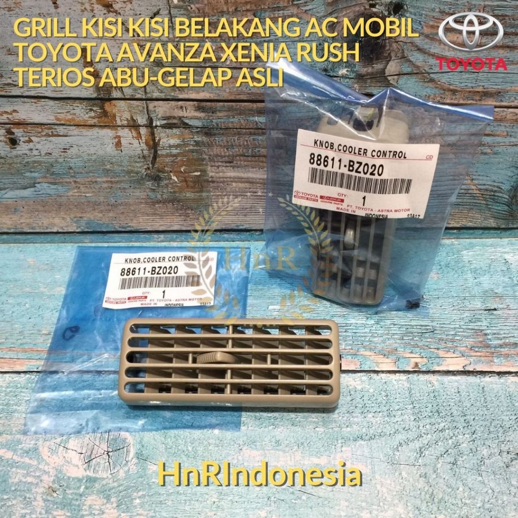 Jual Grill Kisi Kisi Double Blower Belakang Tengah Ac Mobil Toyota Avanza Xenia Rush Terios Asli