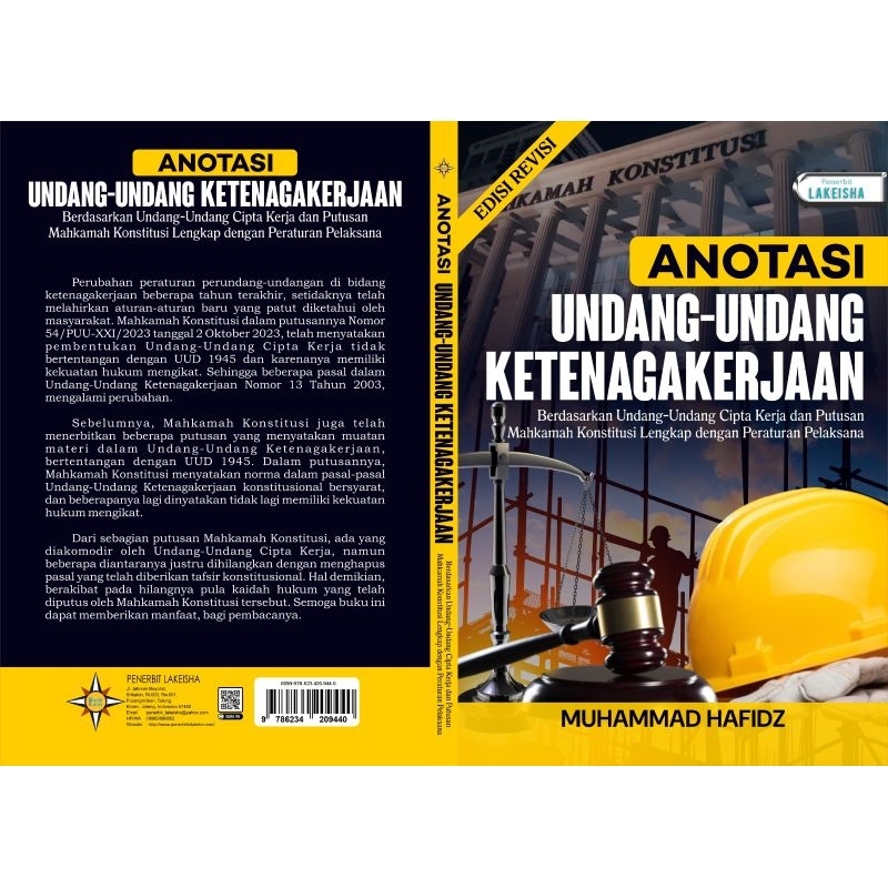 Jual R.Stats Edisi Revisi - Anotasi UU Ketenagakerjaan Pasca UU Cipta ...