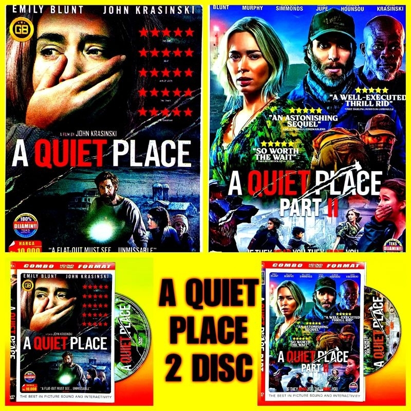 Jual Kaset Film A Quiet Place Film Horor Thriller Terlaris Film Action Pembunuhan Film Action 