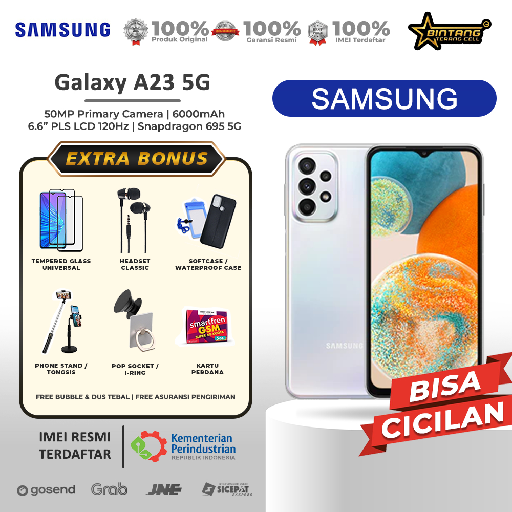Jual Samsung A23 5G NFC Ram 6/128Gb Garansi Resmi | Shopee Indonesia