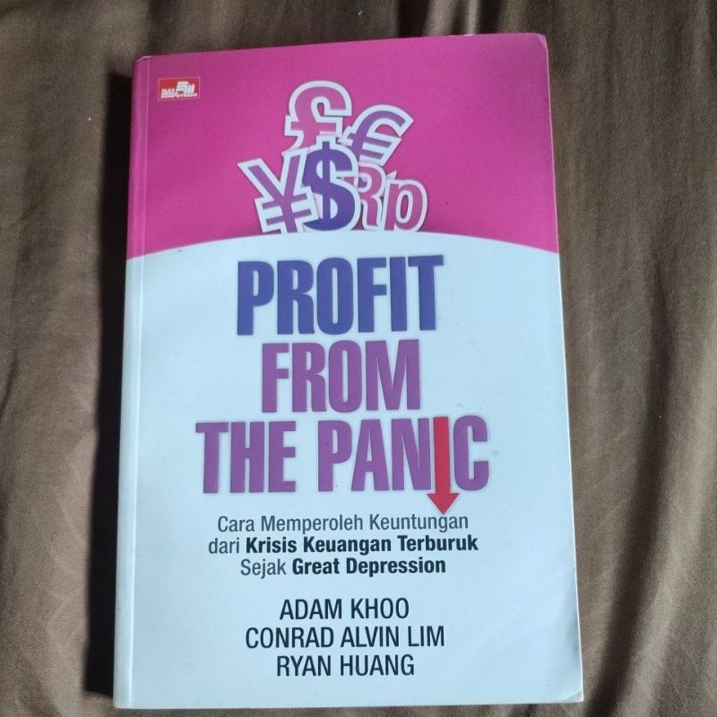 Jual profit from tge panic by adam khoo conrad alvin lim ryan huang ...