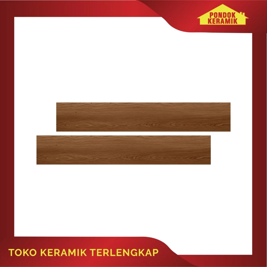 Vinyl Lantai 3 mm Motif Kayu Alvera Alvera Lincoln Brown 15,24 x 91,44