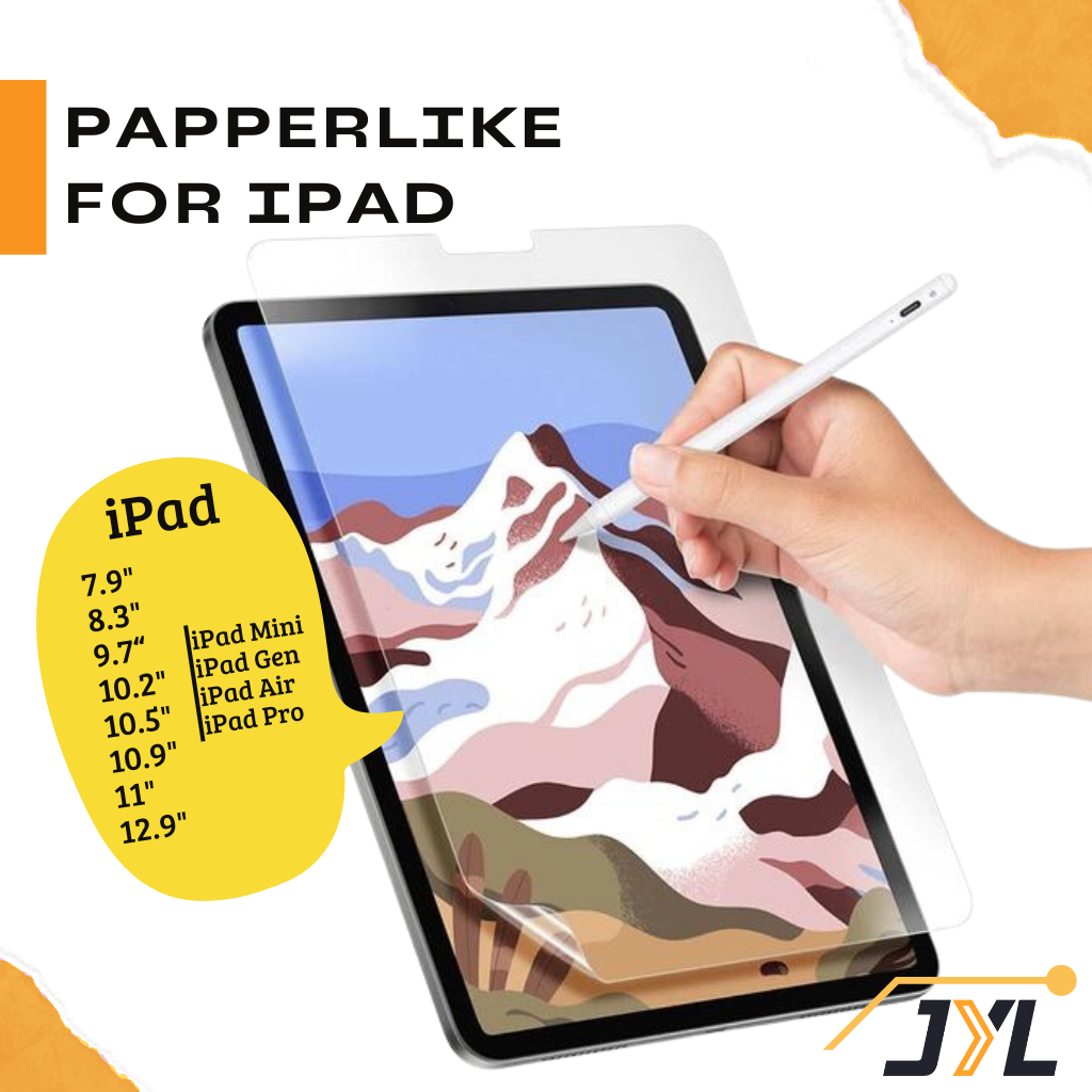 Apple Pencil Ipad Matte Screen Protector Paperlike Paper Film