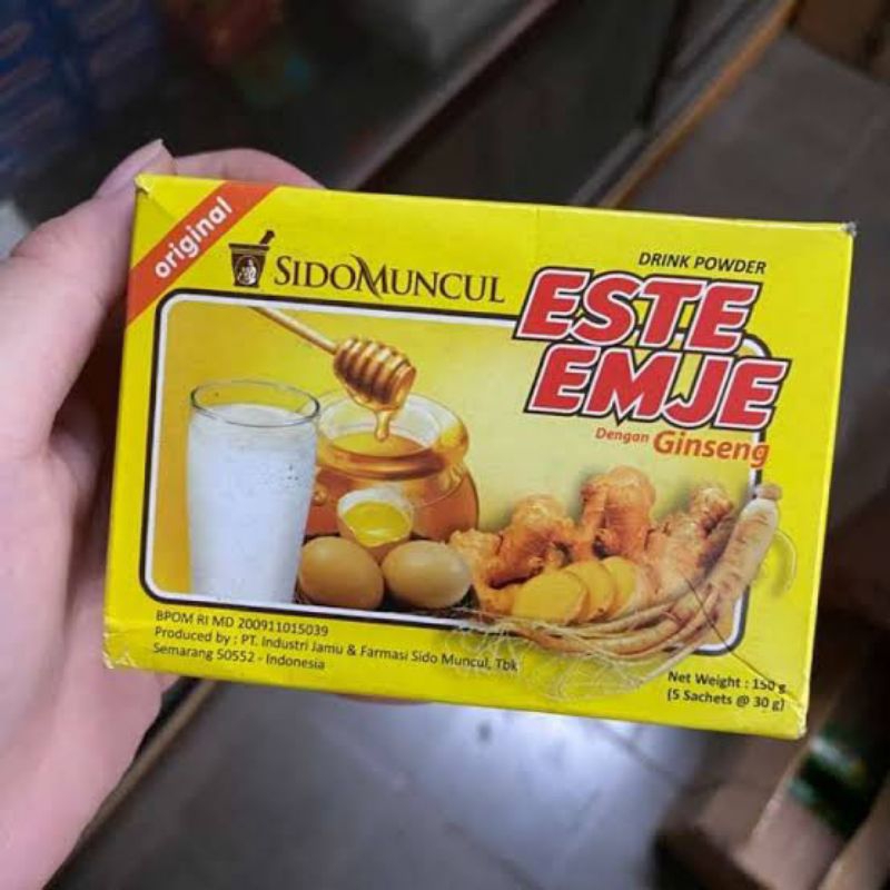 Jual STMJ Este Emje Sidomuncul Box @5 sashet | Shopee Indonesia