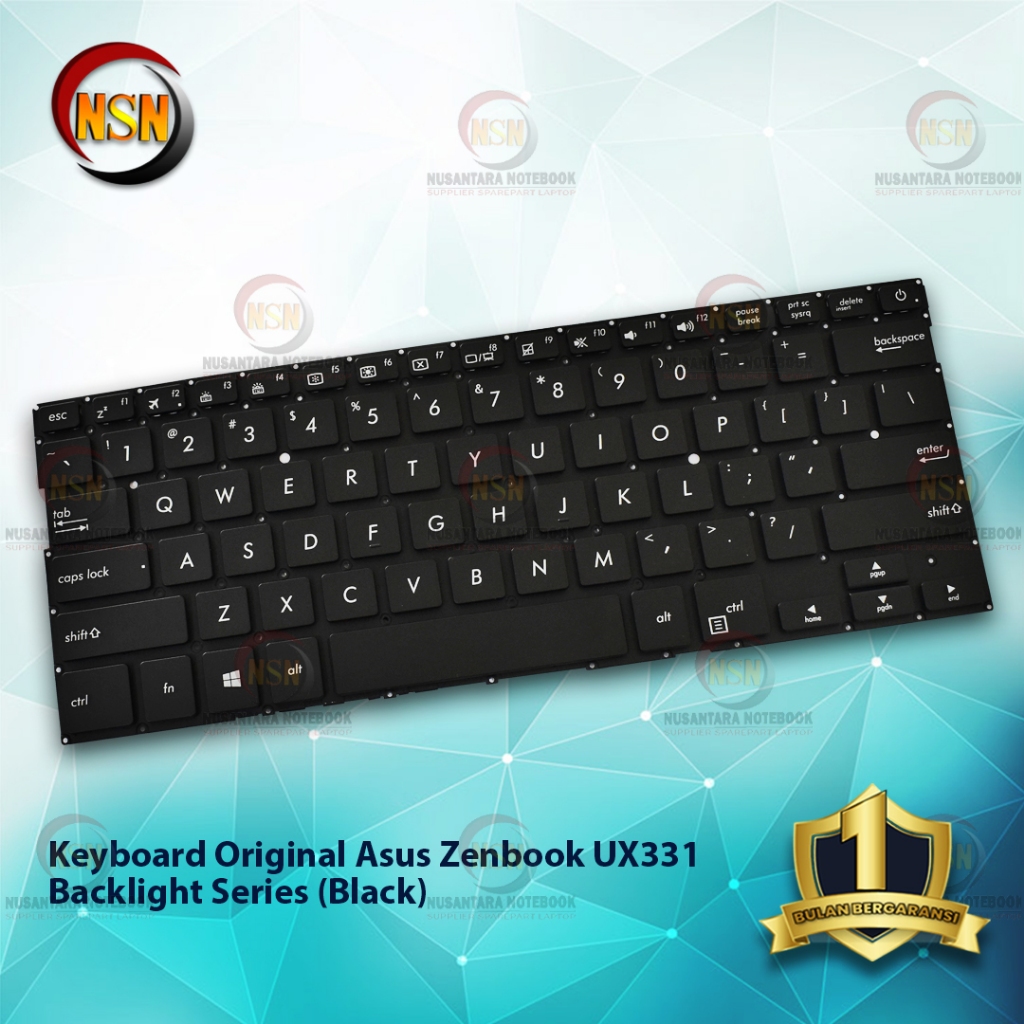 Jual Keyboard Original Laptop ASUS Zenbook UX331 UX331UA Backlight ...