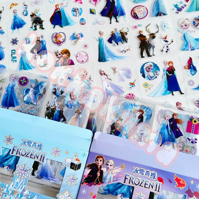 Jual ( KKM ) DISNEY ELSA FROZEN Sticker Box NONO / MOMO 2D Dekorasi ...