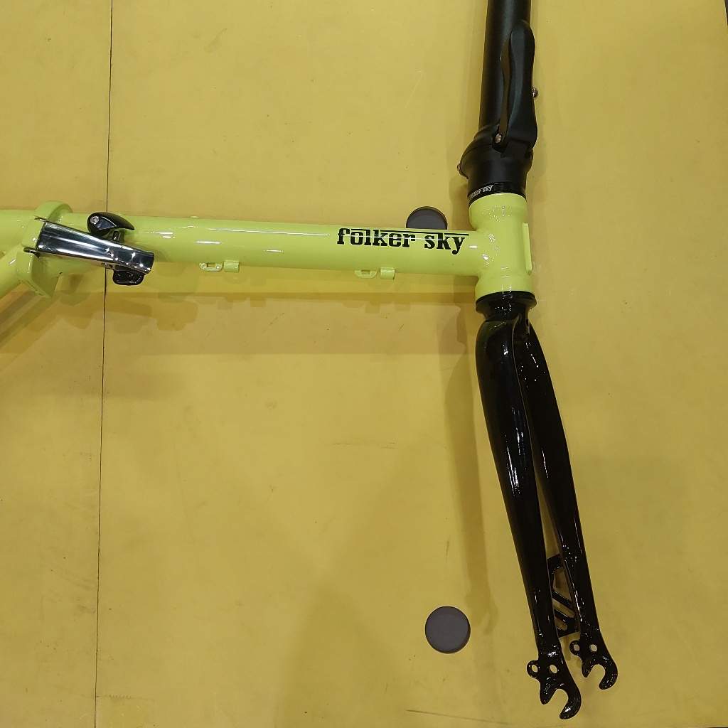 Jual frame sepeda lipat folding bike folker sky 20 original | Shopee ...