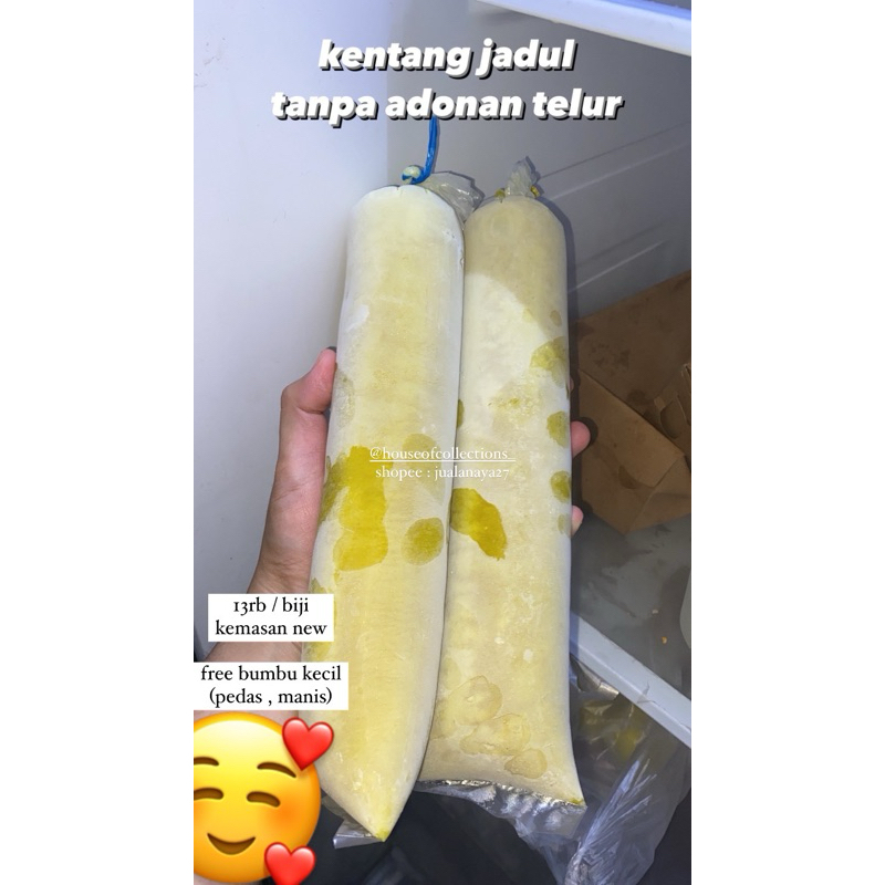 Jual kentang jadul jajanan SD (ADONAN TANPA TELUR) | Shopee Indonesia