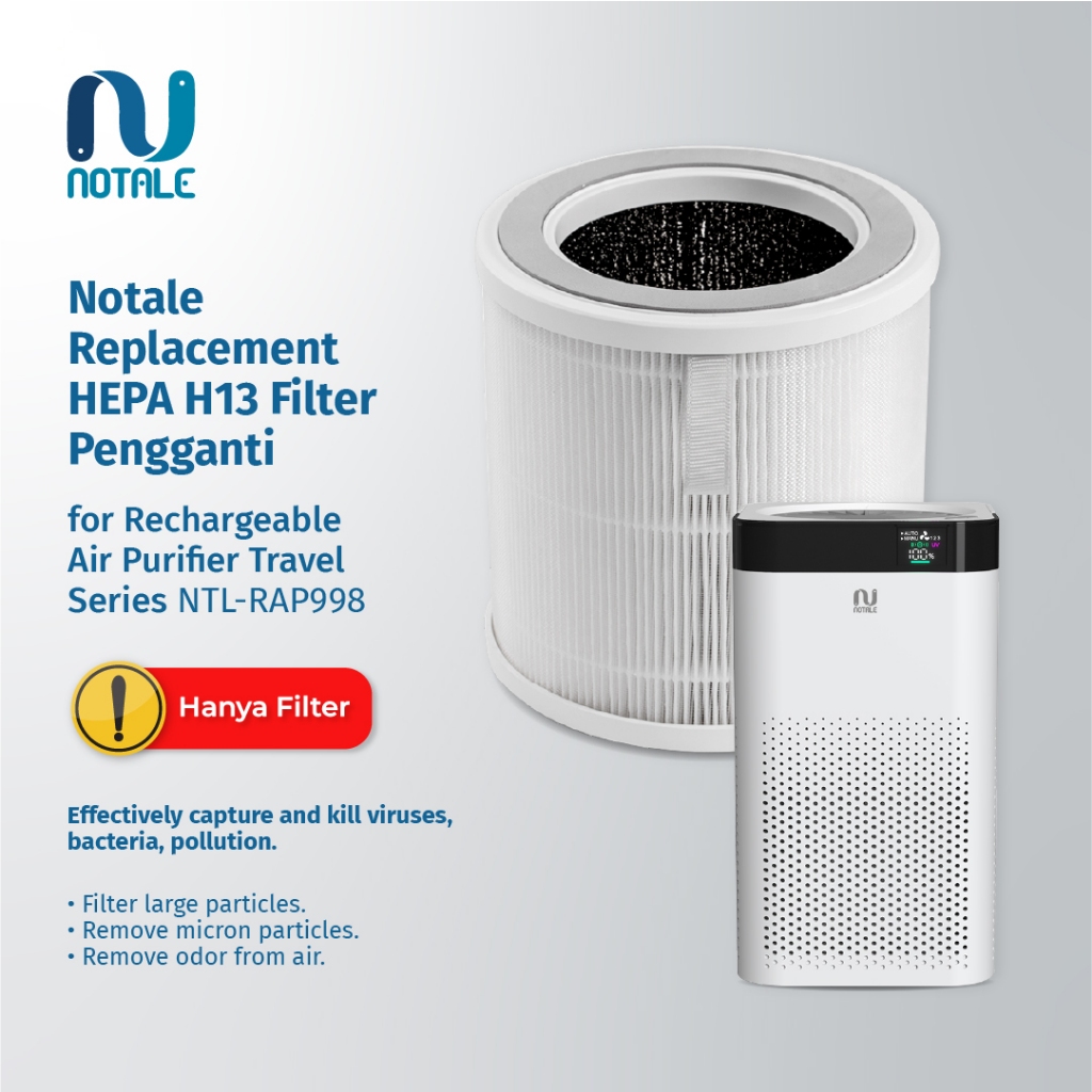 Jual Notale Replacement HEPA H13 Filter Pengganti For Air Purifier