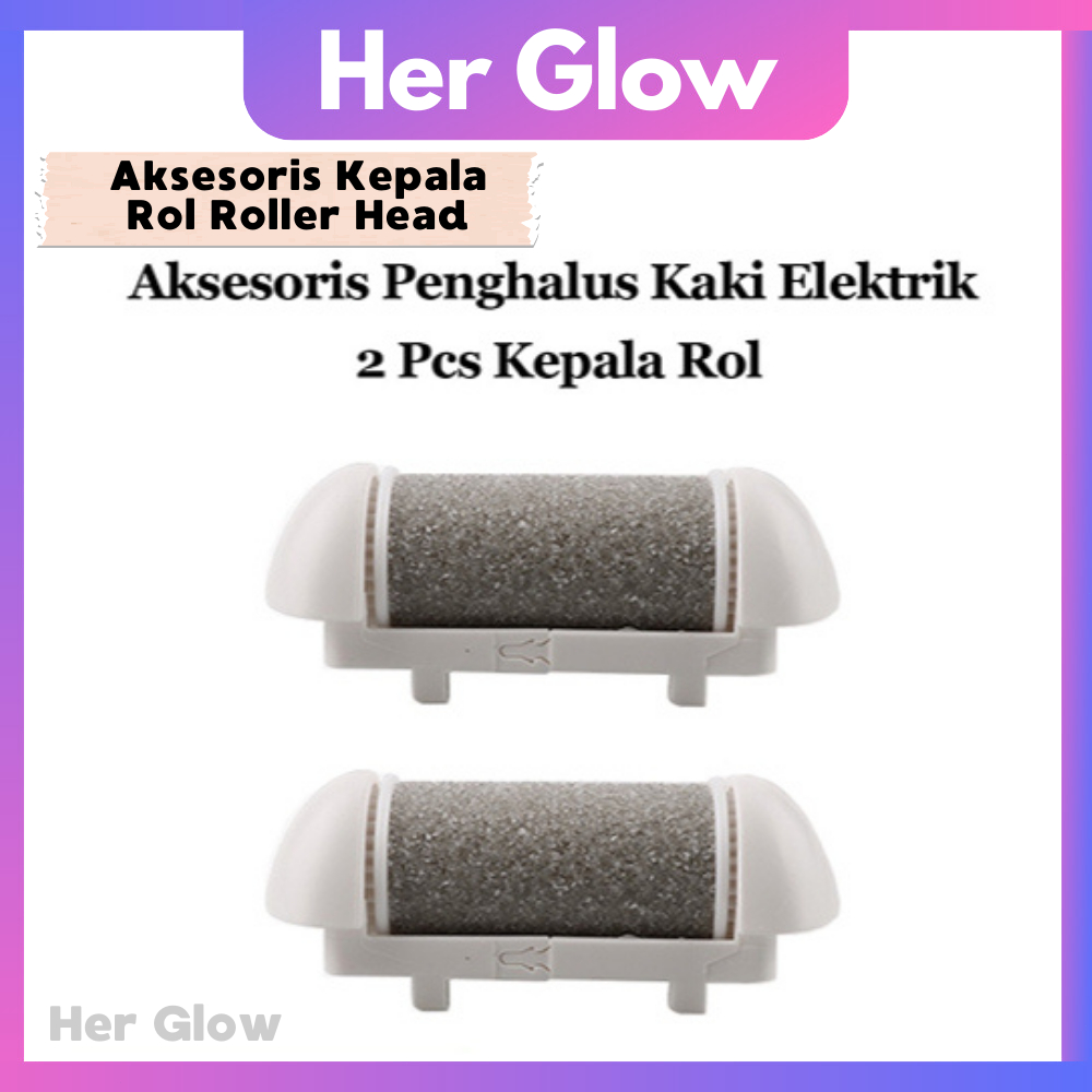 Jual Her Glow ⭐garansi 1 Tahun⭐ Penghalus Kaki Elektrik Aksesoris