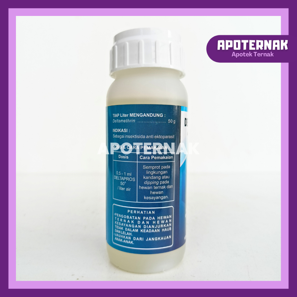Jual DELTAPROS 100 ML - Obat Pembasmi Lalat dan Larva Lalat Caplak Kutu ...