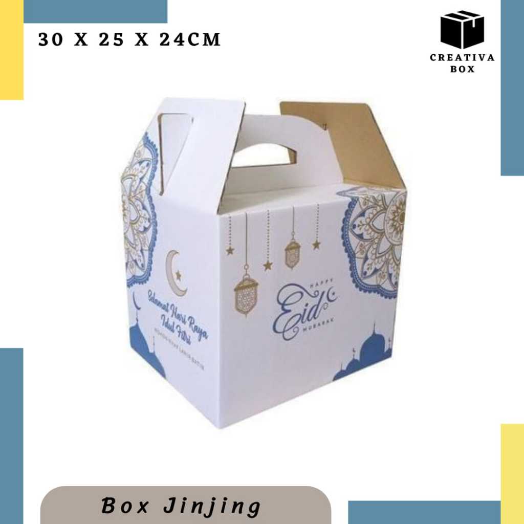 Jual Dus Jinjing 30x25x24 DC Gable Box Parcel Ied Mubarok Eid Idul