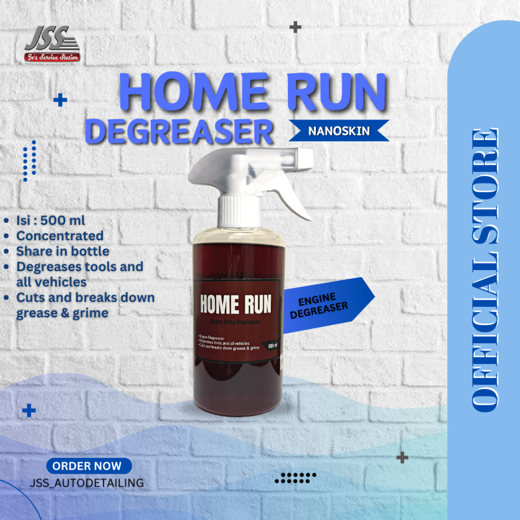 Jual Home Run Heavy Duty Degreaser 500 ml Concentrated Pembersih mesin