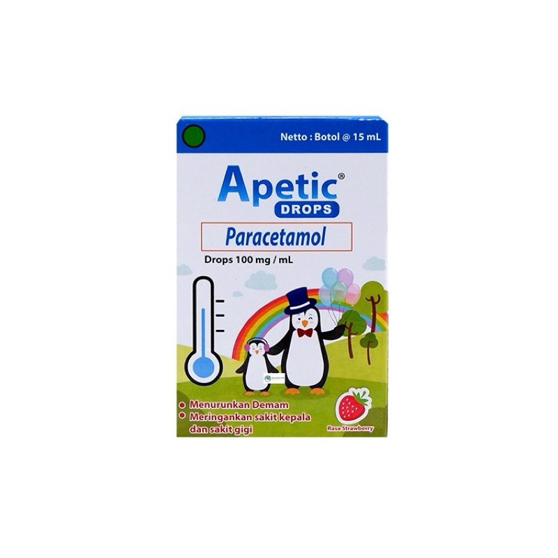 Jual APETIC DROPS 15ML(OBAT DEMAM DAN NYERI ANAK) | Shopee Indonesia