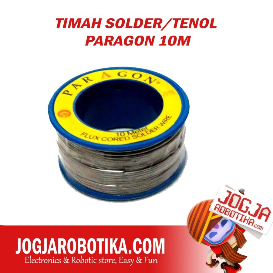 Jual ANEKA TIMAH SOLDER TENOL ROLL 0.8MM 60/40 PARAGON GREATWALL ...