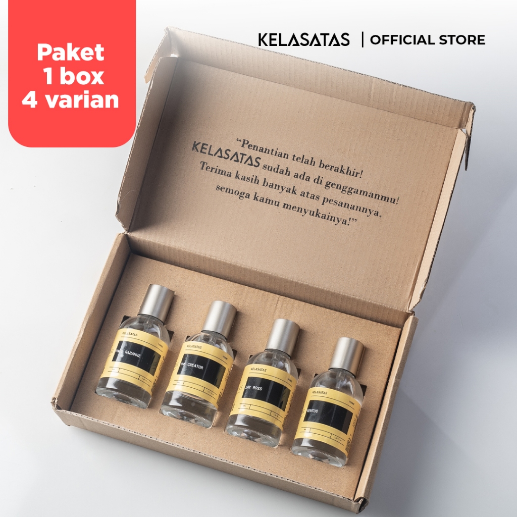Jual Paket Beli 1 Dapat 4 Parfum KELASATAS X AND…